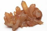Tangerine Quartz Crystal Cluster - Brazil #212451-1